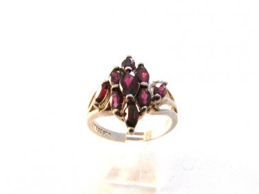 Vintage Avon Sterling Silver & Amythest Ring Size 9 1/2