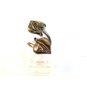 Vintage Signed ICC Mexican Sterling Silver & Abalone Leaf Ring Size 4