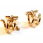 Vintage Gold Tone & Pearl Cufflinks Signed Hickok U.S.A.
