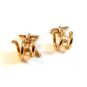 Vintage Gold Tone & Pearl Cufflinks Signed Hickok U.S.A.