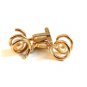 Vintage Gold Tone & Pearl Cufflinks Signed Hickok U.S.A.