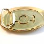 Vintage 2 Tone Silver & Gold Enameled Pheasant Belt Buckle