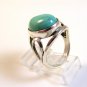 Vintage Southwest Sterling Silver & Turquoise Ring Size 9 1/4