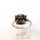 Vintage Sterling Silver Angel At Prayer Ring Sz 8 1/2