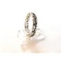 Vintage Sterling Silver Hearts & Hearts Ring Sz 8 1/2
