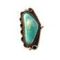 Vintage Native American Sterling Turquoise Ring Size 9 3/4