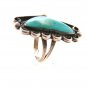 Vintage Native American Sterling Turquoise Ring Size 9 3/4