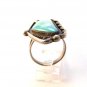 Vintage Native American Sterling Turquoise Ring Size 9 3/4