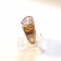 Vintage Sterling Silver & Cz Heart Ring Size 7 1/2
