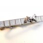 Vintage 1940's - 1960's Silver Tone Surrey Tie Clasp