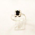Sterling Silver & Black Onyx Ring Size 9