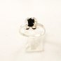 Sterling Silver & Black Onyx Ring Size 9
