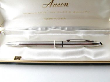 Vintage Mint in Box Anson Sterling Silver Pen