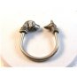 Sterling Silver Hound & Fox Key Chain