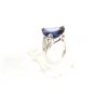 Sterling Silver & Purple Ring Size 8
