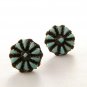 Vintage Native American Sterling Silver & Turquoise Earrings