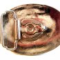 Vintage Silver Tone Western Cowboy Belt Buckle Made in U.S.A.