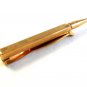 Vintage 1960's - 1970's Gold Tone  Pencil Tie Clasp Signed Swank