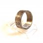 Vintage Signed Sterling Silver Oriental Writing Symbols Ring Size 8