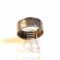 Vintage Signed Sterling Silver Oriental Writing Symbols Ring Size 8