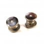 Vintage Silvertone Abalone & Pearl Kum A Part Cufflinks by Beare & Wilde 71615