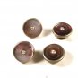 Vintage Silvertone Abalone & Pearl Kum A Part Cufflinks by Beare & Wilde 71615