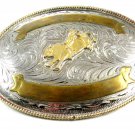 Huge 6 1/4" X 4 3/4" Bull Riding Cowboy Western Belt Buckle 11112013