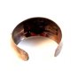 Vintage Mexican Taxco Sterling Silver 2 Tone Cuff Bracelet
