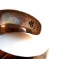 Vintage Mexican Taxco Sterling Silver 2 Tone Cuff Bracelet
