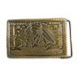 3 Cent Postage 1786 U.S. Frigate Constitution 1947 Belt Buckle 62714