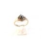 Vintage Sterling Silver Black Onyx Marcasites Ring Sz 8