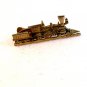 Vintage Gold Tone Train Locomotive Tie Clasp by Hickok U.S.A.