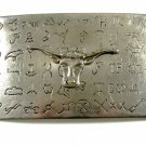 1881 Cattle Brands Belt Buckle 5" X 3" 7214