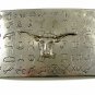1881 Cattle Brands Belt Buckle 5" X 3" 7214