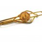 Vintage 1930 - 1950's Gold Tone Washington Monument Tie Clasp