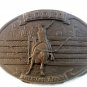 Vintage Bronze Rodeo America's # 1 Sport Belt Buckle