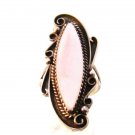 Vintage Native American Sterling Mother Pearl Ring Sz 9 1/2