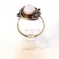 Vintage Native American Sterling Mother Pearl Ring Sz 9 1/2