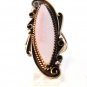 Vintage Native American Sterling Mother Pearl Ring Sz 9 1/2