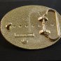 Western Silver & Gold 2 Tone Rodeo Cowboy Belt Buckle