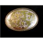 Western Silver & Gold 2 Tone Rodeo Cowboy Belt Buckle
