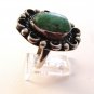 Vintage Native American Sterling Turquoise Ring 8 1/2