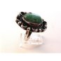 Vintage Native American Sterling Turquoise Ring 8 1/2