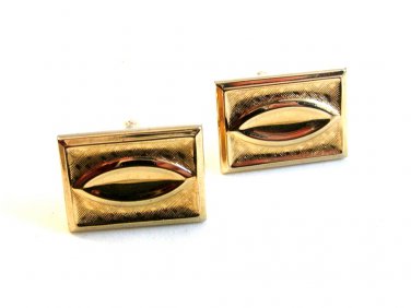 Vintage Gold Tone Cufflinks By Hickok U.S.A.