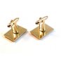 Vintage Gold Tone Cufflinks By Hickok U.S.A.