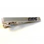 Vintage 1950's - 1960's Silver Tone Engraved 3 Hearts Tie Clasp