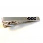 Vintage 1950's - 1960's Silver Tone Engraved 3 Hearts Tie Clasp