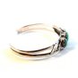 Vintage Southwest Sterling Silver & Turquoise Cuff Bracelet