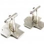 Vintage Sterling Silver & Black Crown Cufflinks 72514