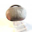 Vintage Mexican Sterling Silver Initials J.A.O. Ring Size 6 Signed Lunt